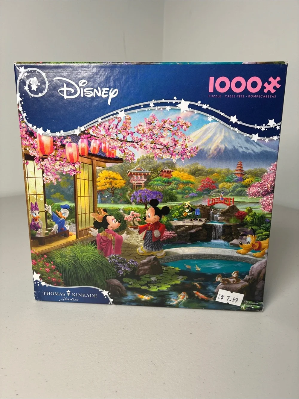 Disney Mickey & Friends 1000-Piece Puzzle - Blue, Pink, Green, Yellow